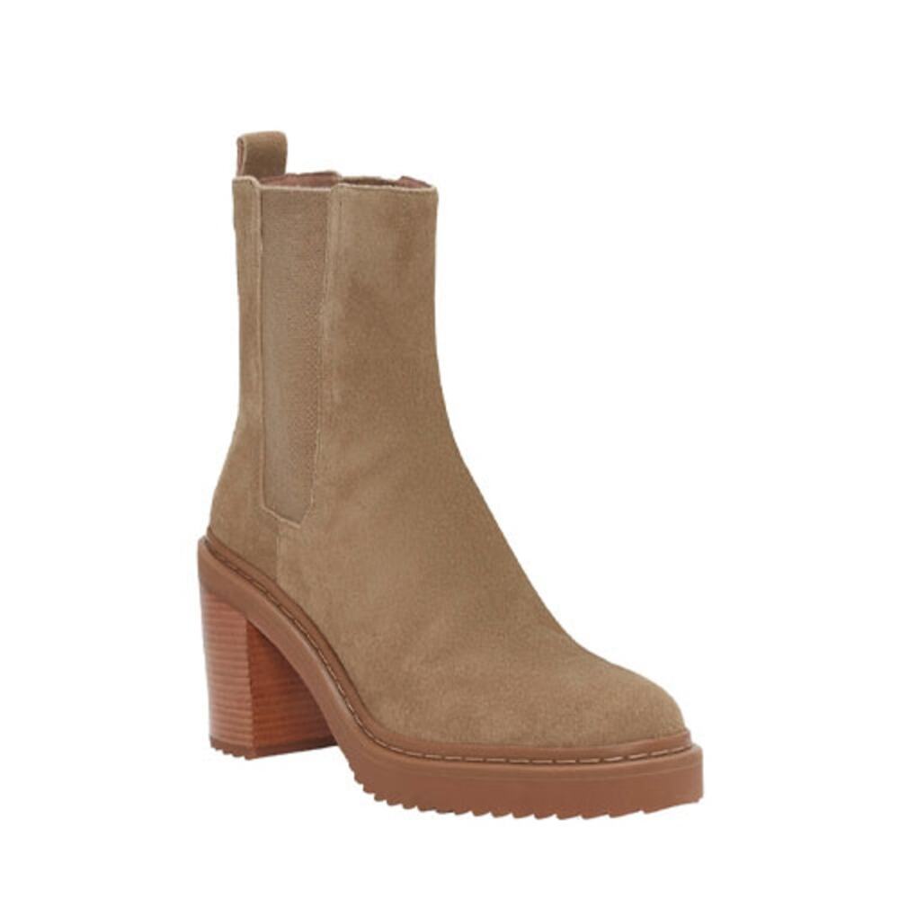 Louise et Cie Varsan Suede Platform Chelsea Boots - Size 6.5